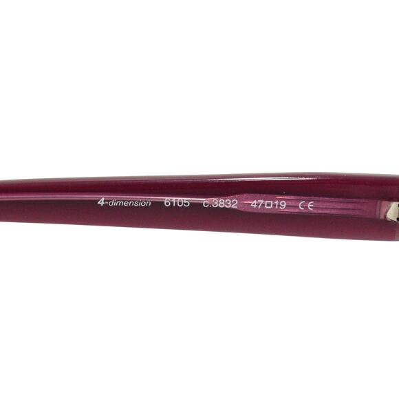 Pro Design 6105 c.3832 47-19mm Eyeglasses FRAMES ONLY - GOOD CONDITION - Picture 7 of 12